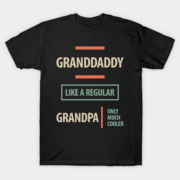 Granddaddy Like a Regular Grandpa T-Shirt by cidolopez